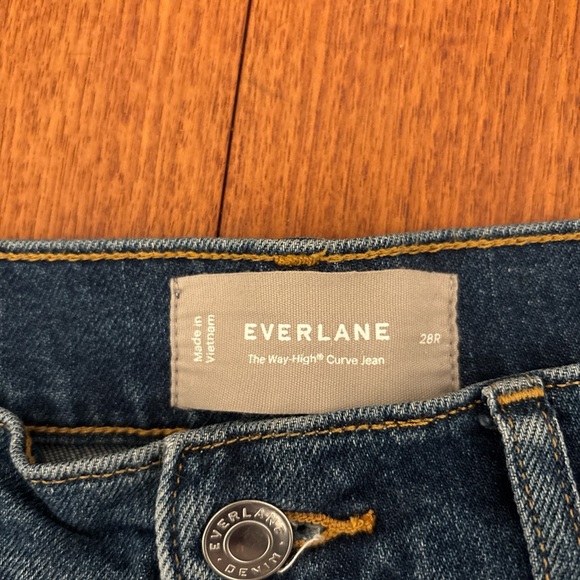 SOLD Everlane Way High Curve Jean- 28 - Picture 2 of 4